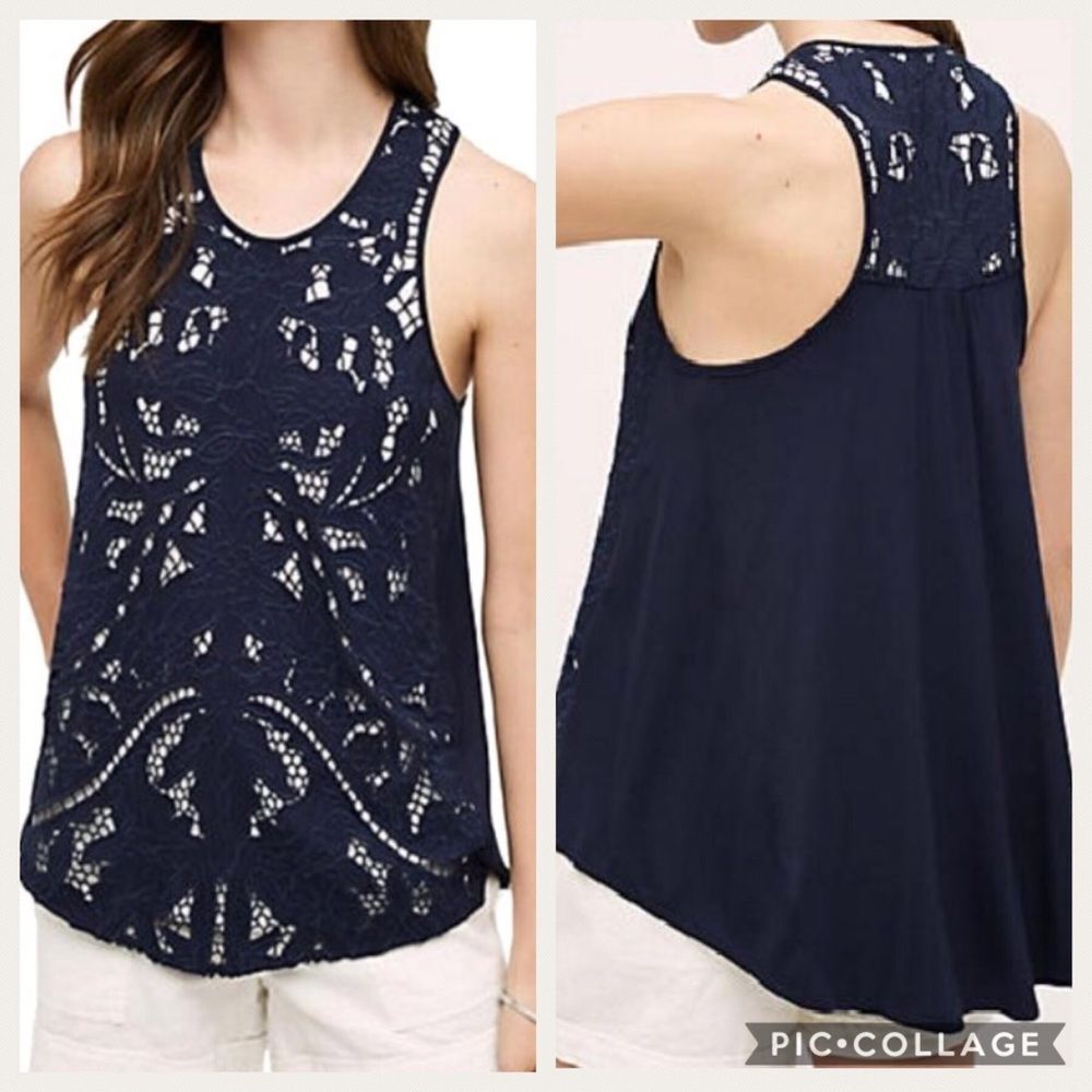 ANTHROPOLOGIE Akemi + Kin Racerback Tank Sz S